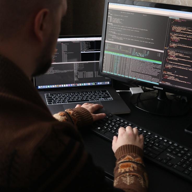iOS app development workspace